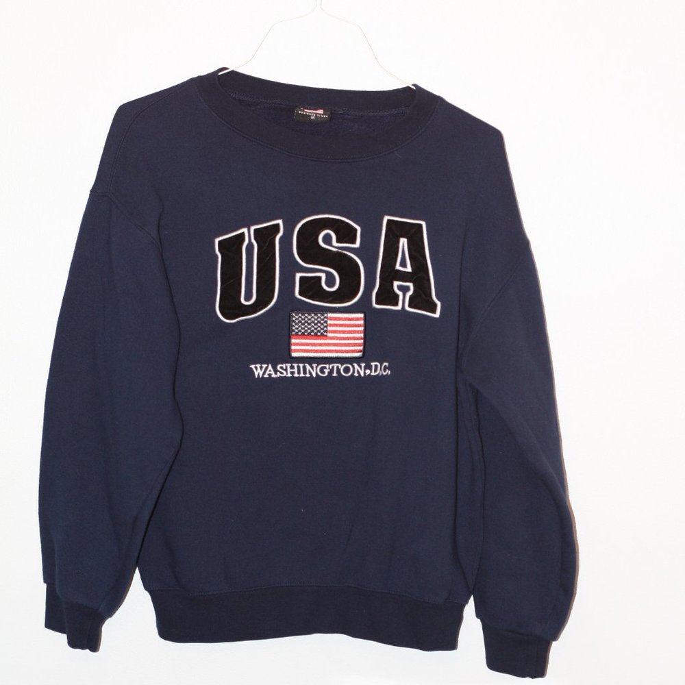 USA blue Crewneck